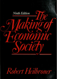 The Making of economic of society