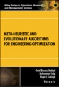 Meta‐Heuristic and Evolutionary Algorithms for Engineering Optimization