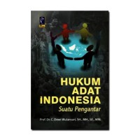 Hukum adat Indonesia : suatu pengantar