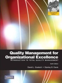 Quality management for organizational excellence : introduction to total quality