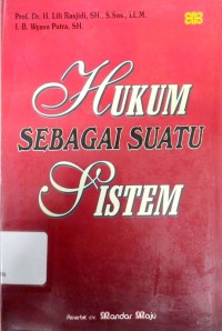 Hukum sebagai suatu sistem