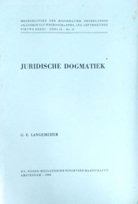 Juridische dogmatiek