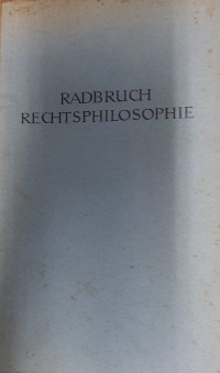 Radbruch rechtsphilosophie