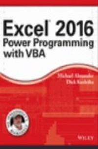 Excel® 2016 Power Programming with VBA