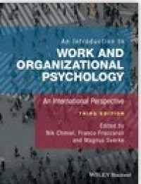 An Introduction to work and organizational psychology : an international perspective