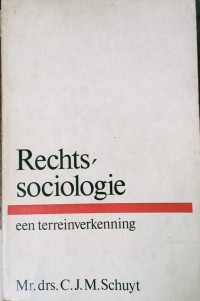 Rechts sociologie : een terreinverkenning