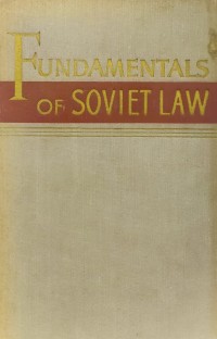 Fundamentals of Soviet law