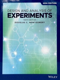 Design and analysis of experiments