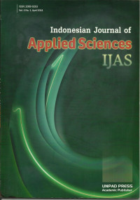 INDONESIAN JOURNAL OF APPLIED SCIENCES (IJAS)