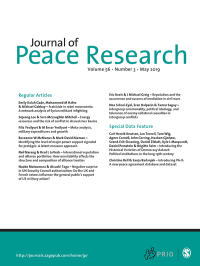 JOURNAL OF PEACE RESEARCH