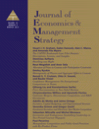 JOURNAL OF ECONOMICS & MANAGEMENT STRATEGY