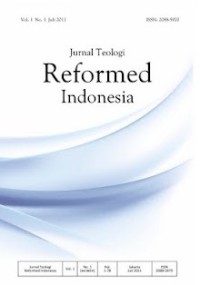 JURNAL TEOLOGI REFORMED INDONESIA