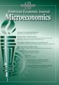 AMERICAN ECONOMIC JOURNAL : MICROECONOMICS
