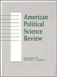 THE AMERICAN POLITICAL SCIENCE REVIEW
