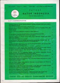 JURNAL NATUR INDONESIA